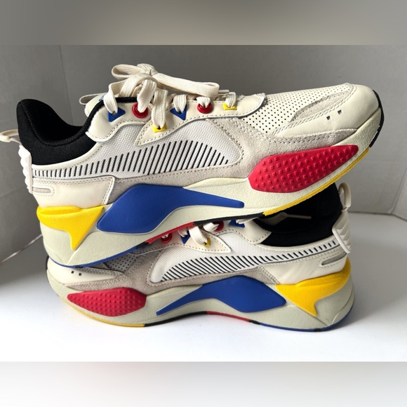 Mens Puma RS-X Color Theory Whisper White - Picture 8 of 11